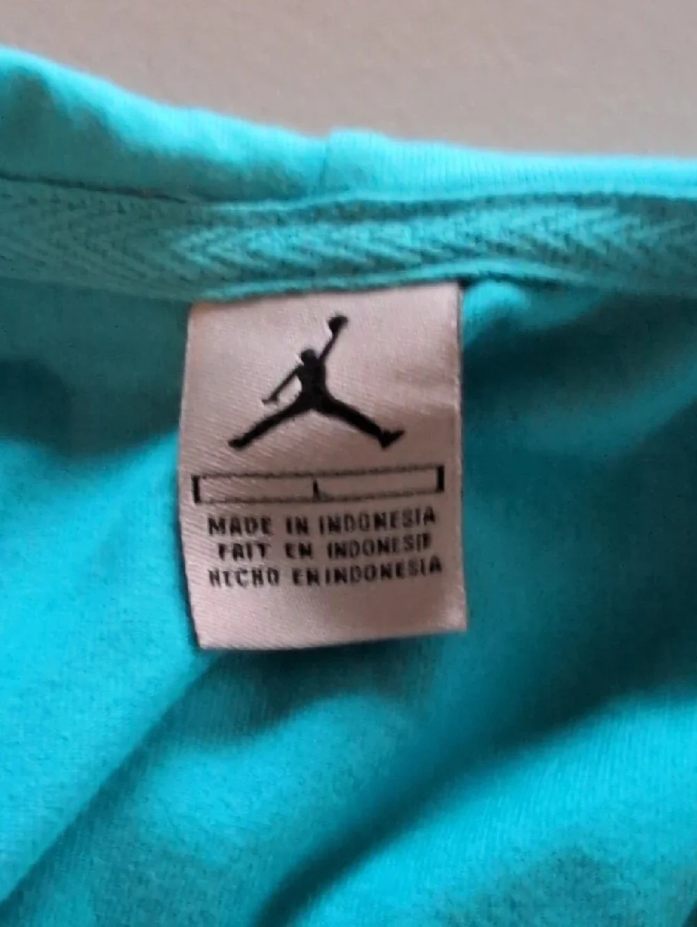 Jordan Girls Turquise Sleeveless Zip-Up Hoodie Size Large (12-14) NWT